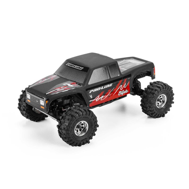 Pro-Line Racing 1/30 Limited Edition Pre-Cut/Pre-Painted Coyote High Performance Body, Matte Black: Axial SCX30 Pro-Line Racing 1/30 Limited Edition Pre-Cut/Pre-Painted Coyote High Performance Body, Matte Black: Axial SCX30
