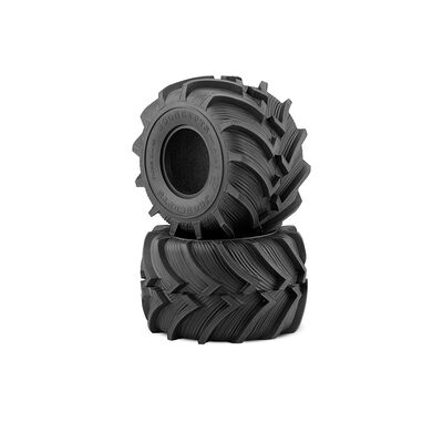 1/8 Fling Kings Monster Truck Tires with Inserts, Yellow Compound (2) 1/8 Fling Kings Monster Truck Tires with Inserts, Yellow Compound (2)