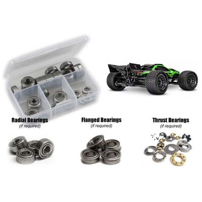 Metal Shielded Bearing Kit, 1/6 Traxxas XRT Metal Shielded Bearing Kit, 1/6 Traxxas XRT