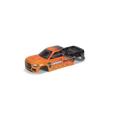 1/10 GRANITE 4X2 Painted Decaled Trimmed Body Orange/Black 1/10 GRANITE 4X2 Painted Decaled Trimmed Body Orange/Black