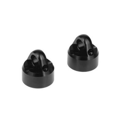 Shock Caps 7075 Emulsion Black Anodized (2) Shock Caps 7075 Emulsion Black Anodized (2)