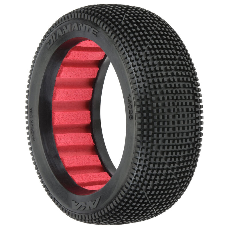 1/8 Diamante Soft Front/Rear Off-Road Buggy Tires (2)