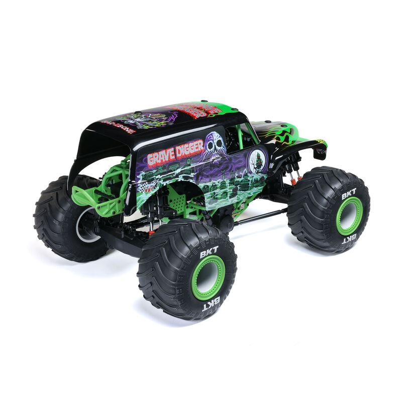 [�˾���ũ] LOS04028T1 [TEAM LOSI] LOSI 1/8 LMT 2.0 Grave Digger 4X4 �ָ��� �׽� �귯�ø��� ���� Ʈ�� RTR, �׸� 26