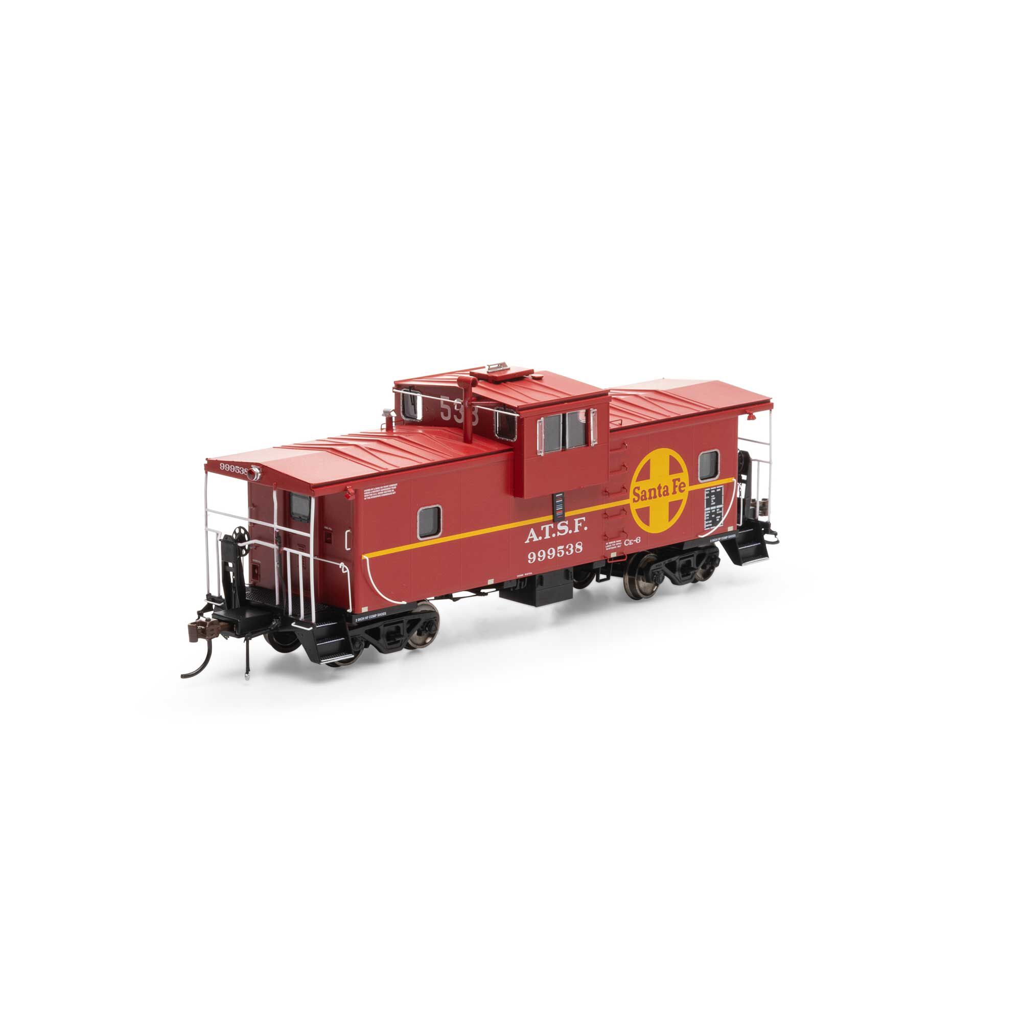 Athearn HO CE-6 ICC Caboose with Lights & Sound, SF #999538 | Horizon Hobby