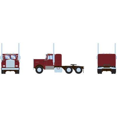 HO KW Tractor, Metallic Red No Road Number HO KW Tractor, Metallic Red No Road Number