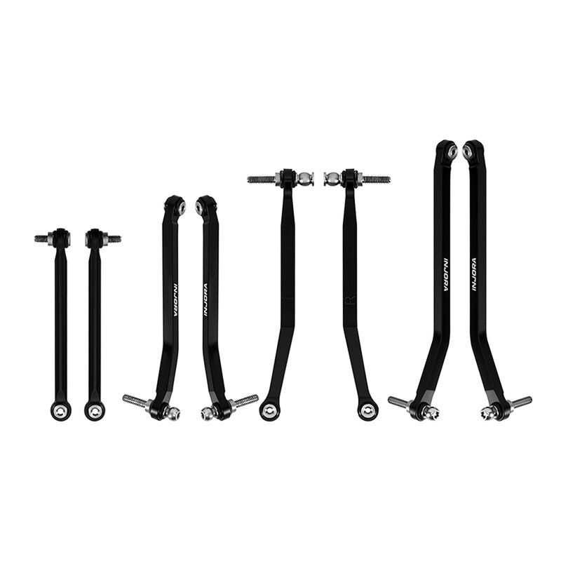 INJORA Aluminum High Clearance Link Set, Black, 1/30 Axial SCX30