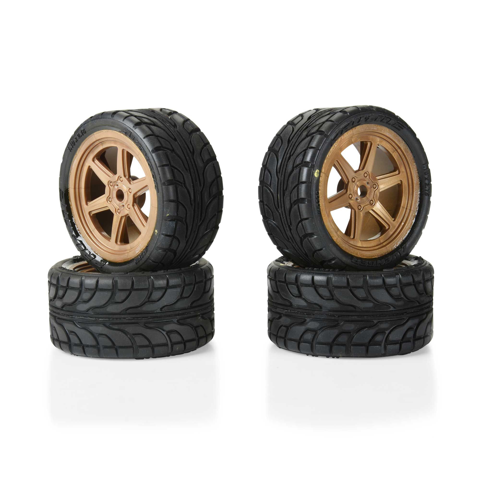 Pro-Line Racing 1/12 Avenger Tire Mounted on Overdrive Bronze