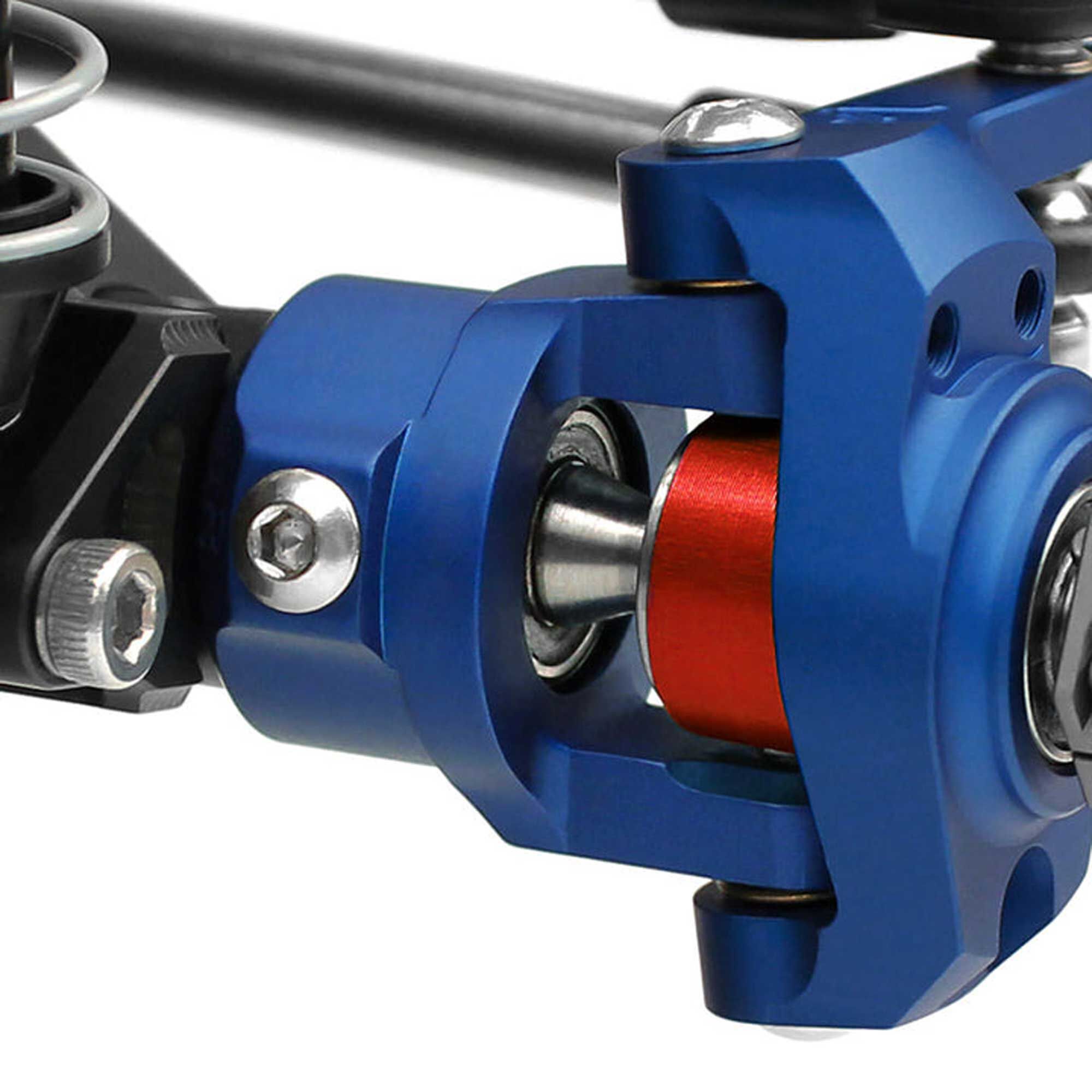 ホビーラジコン Axial SCX10 [VANQUISH] Vanquish Products Vanquish Products 8 Degree C-Hubs Blue Anodized