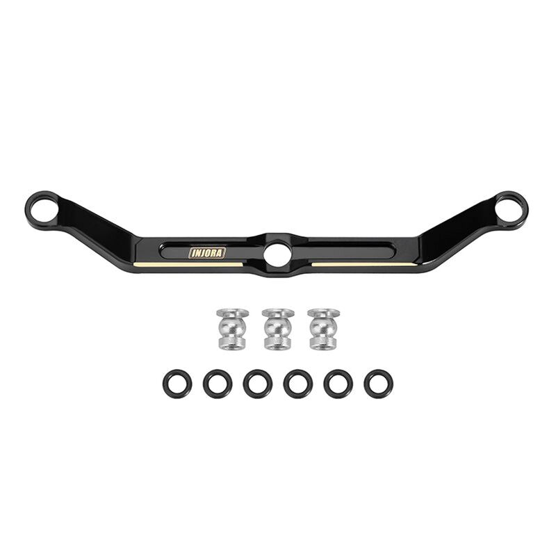 INJORA Brass Steering Link, Black, 1/18 Traxxas TRX-4M