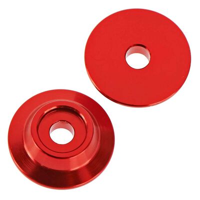 Wing Button, Aluminum Red (2) Wing Button, Aluminum Red (2)