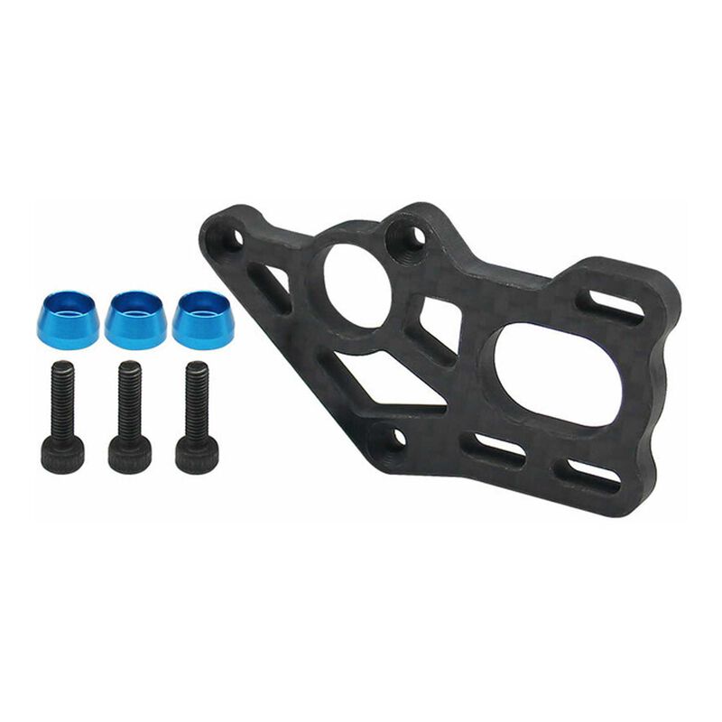 Graphite Tri-Mount Motor Mount: Team Associated 1/10 RC10B7