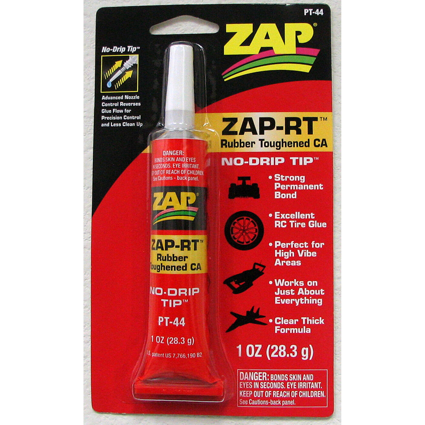 ZAP Glue ZAP-RT Rubber Toughened CA, 1 oz | Horizon Hobby
