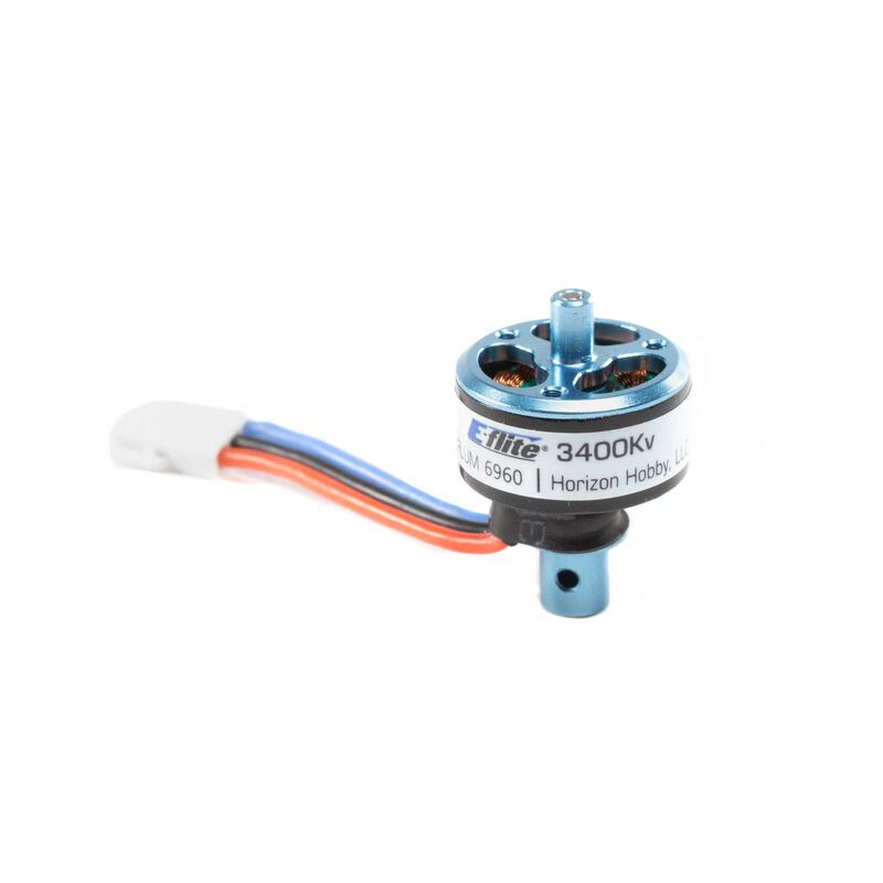 E-flite Motor, 3400Kv: UMX Turbo Timber | Horizon Hobby
