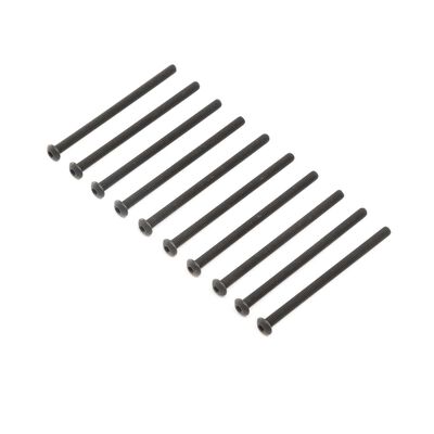 Button Head Screws, Steel, Black Oxide, M4 x 65mm (10) Button Head Screws, Steel, Black Oxide, M4 x 65mm (10)