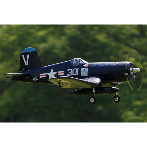 FMS F4U V2 800mm PNP with Reflex, Blue | Horizon Hobby