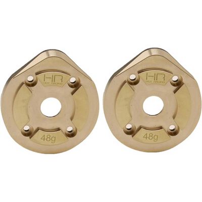 Brass Currie F9 Portal Steering Knuckle Caps: Axial UTB Brass Currie F9 Portal Steering Knuckle Caps: Axial UTB