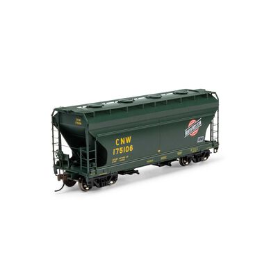 HO ACF 2970 Covered Hopper, CNW #175106 HO ACF 2970 Covered Hopper, CNW #175106