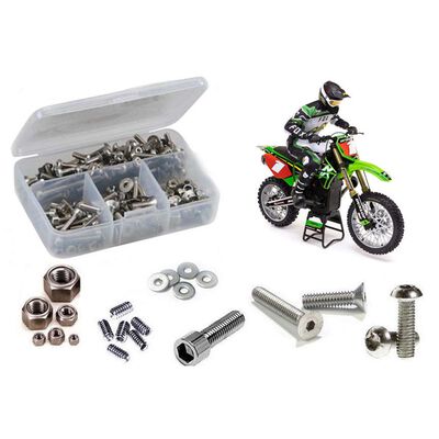 Team Losi 1/4 Promoto-MX Motorcycle (#LOS06000) Stainless Steel Screw Kit Team Losi 1/4 Promoto-MX Motorcycle (#LOS06000) Stainless Steel Screw Kit
