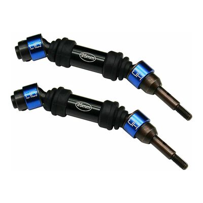 Metal CV Splined Driveshaft Set, 1/10 Traxxas Mini Maxx, Blue Metal CV Splined Driveshaft Set, 1/10 Traxxas Mini Maxx, Blue