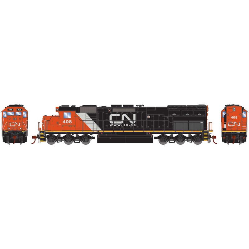 HO SD45T-2 Locomotive with DCC & Sound, Canadian National #408