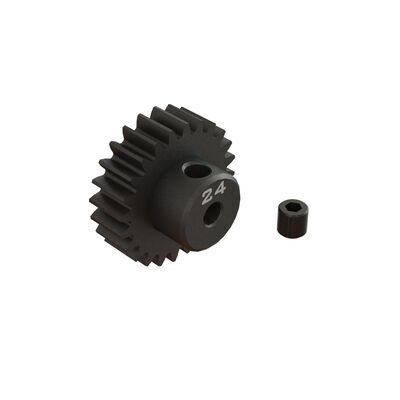 24T 0.8Mod 1/8" Bore CNC Steel Pinion Gear 24T 0.8Mod 1/8" Bore CNC Steel Pinion Gear