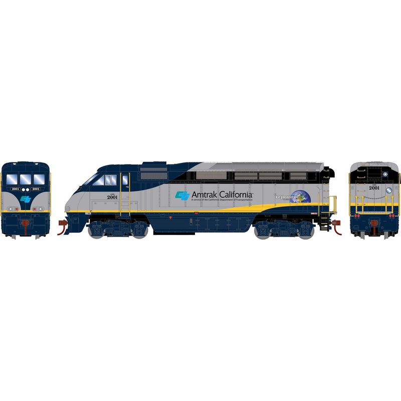 HO F59PHI Locomotive with DCC & Sound, CDTX #2001