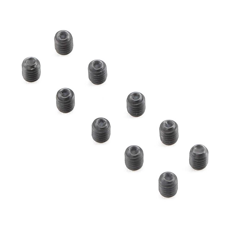 Set Screw, M4 x 5mm Flat Point, STL (10)