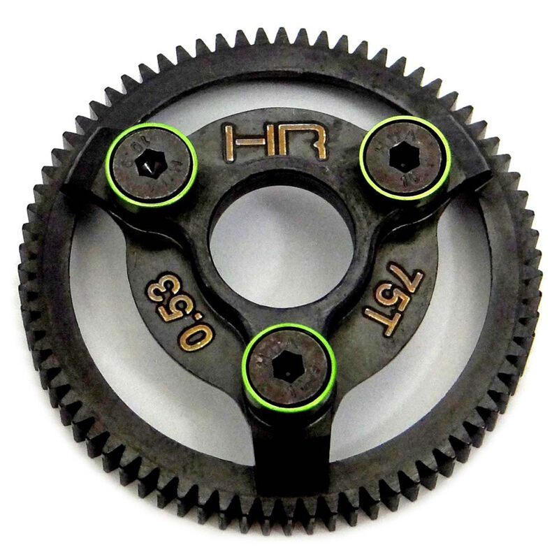 Hardened Steel 75T Spur Gear, 48 Pitch: Traxxas Slash, Rustler, Stampede