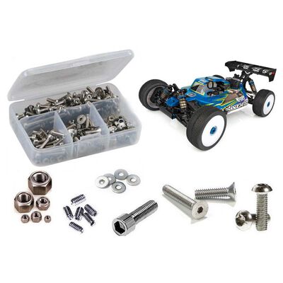 Associated RC8B4.1 Nitro 1/8th (#80949) Stainless Steel Screw Kit Associated RC8B4.1 Nitro 1/8th (#80949) Stainless Steel Screw Kit