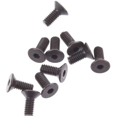 Flat Head Screw M2.5x6mm, Black (10) Flat Head Screw M2.5x6mm, Black (10)