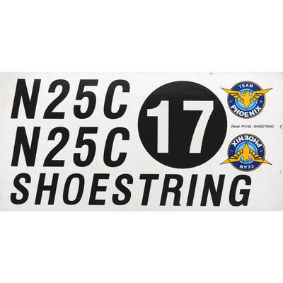 Decals Shoestring .46-.55 EP ARF Decals Shoestring .46-.55 EP ARF