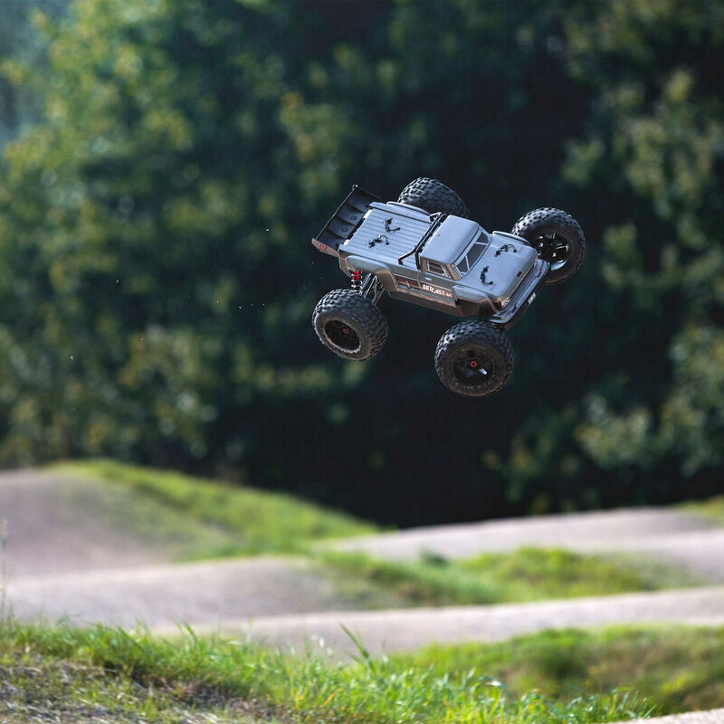 1/8 OUTCAST 6S BLX 4WD Brushless Stunt Truck with Spektrum RTR, Silver