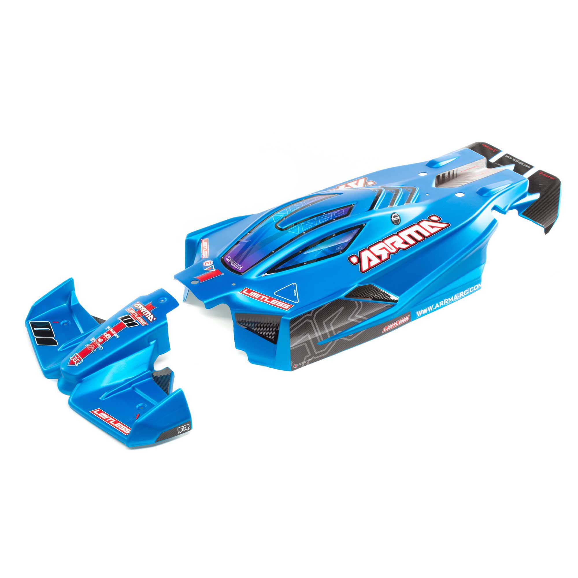 ARRMA ARRMA 1/7 Painted Body, Matte Blue: LIMITLESS 6S BLX