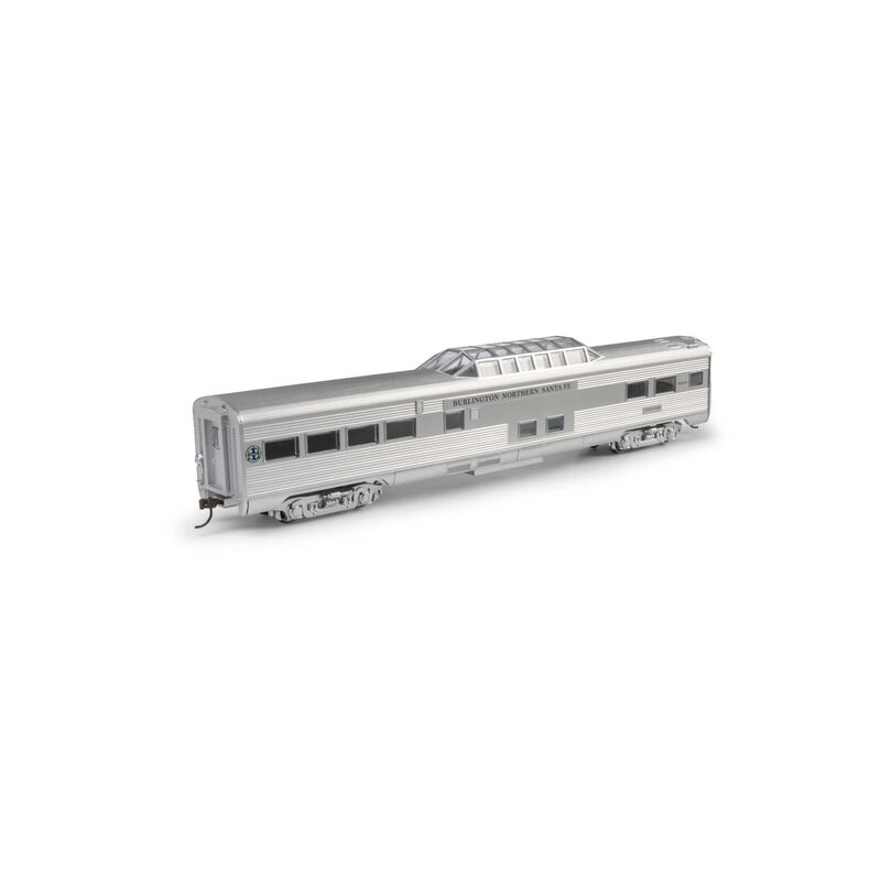 Roundhouse HO RND Streamline Dome Car, BNSF 'Canyon View' #35