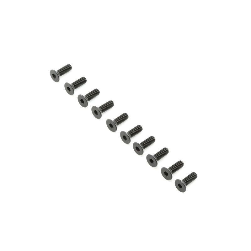 Losi Flat Head Screws M4 x 12mm (10)