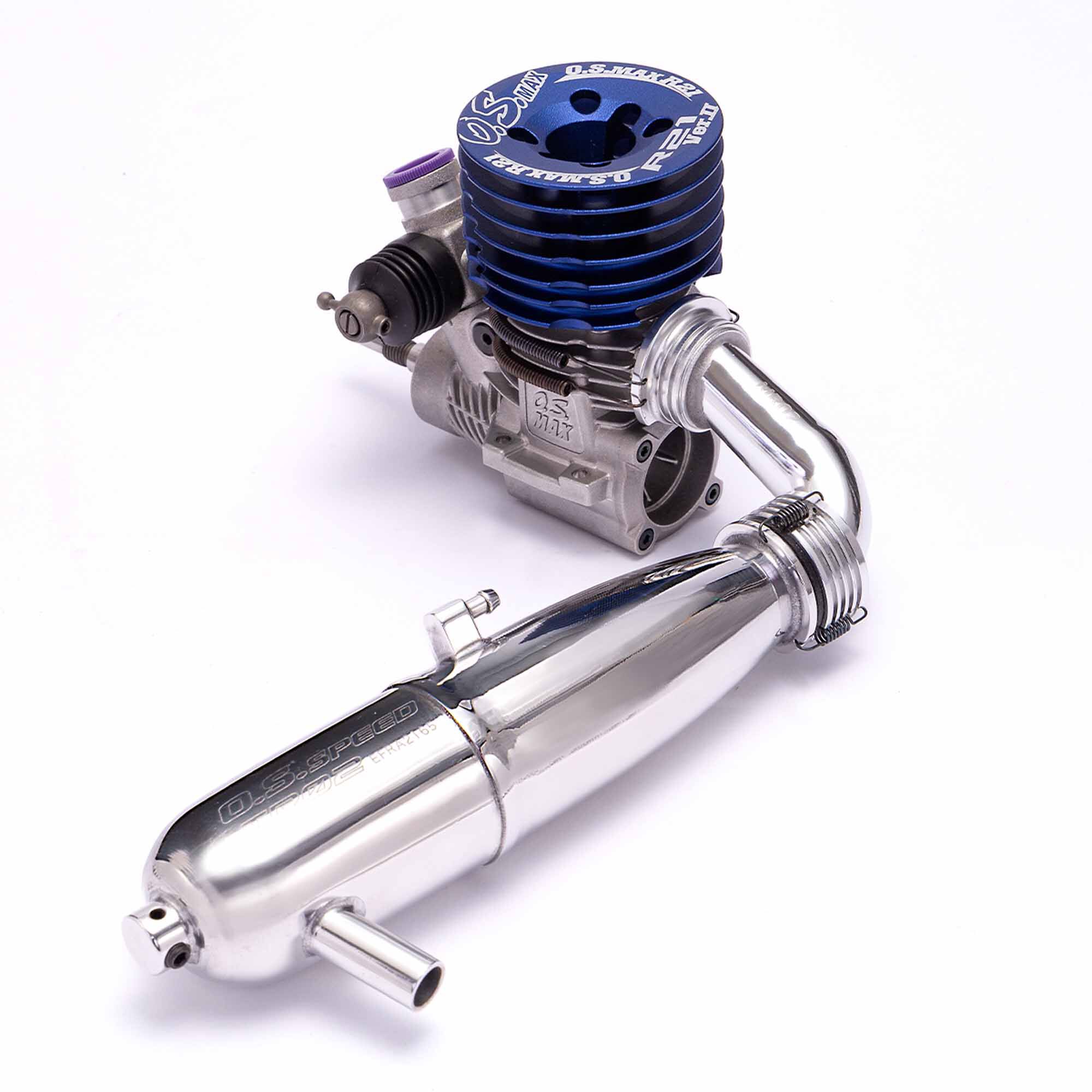 O.S. MAX R21 エンジン O.S. ENGINES - MOTOR OS MAX-R21 V2 ONROAD