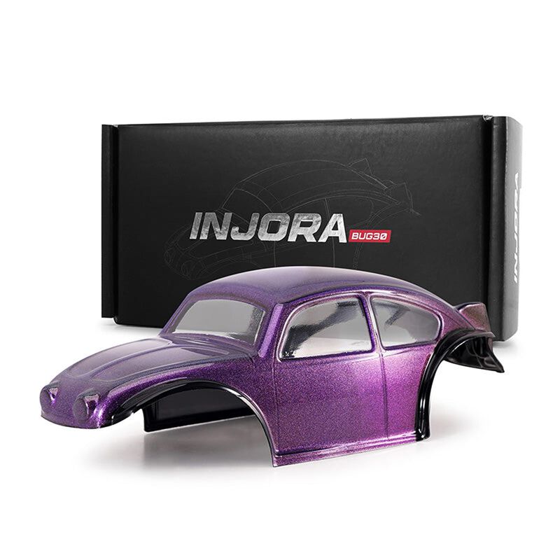 INJORA 1/30 Classic Bug Body, Purple, 1/24 Axial SCX24