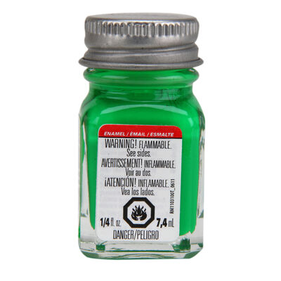 Enamel 1/4oz, Green Fluorescent Enamel 1/4oz, Green Fluorescent