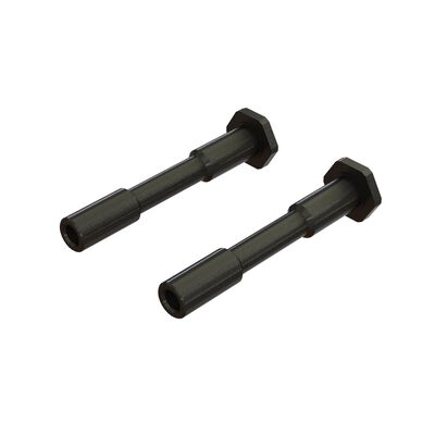 Steel Steering Post 6x42mm Black (2) Steel Steering Post 6x42mm Black (2)