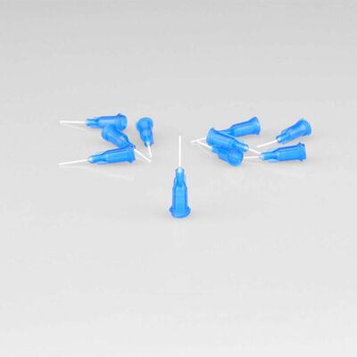Glue Tip Needles, Thin Bore, Blue (10) Glue Tip Needles, Thin Bore, Blue (10)