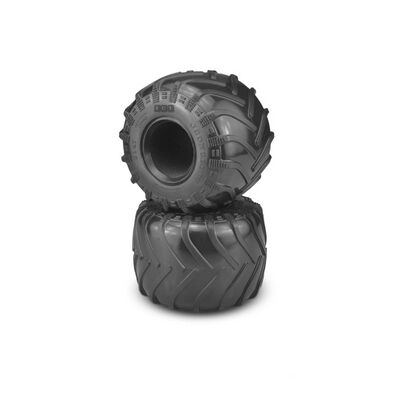 1/10 Tire 2.6â Monster Truck Tires with Inserts, Gold Compound (2) 1/10 Tire 2.6â Monster Truck Tires with Inserts, Gold Compound (2)