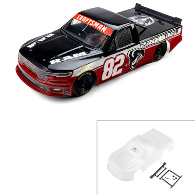 1/12 Pre-Cut 2026 Ram 1500 Truck Clear Body: Losi NASCAR 1/12 Pre-Cut 2026 Ram 1500 Truck Clear Body: Losi NASCAR