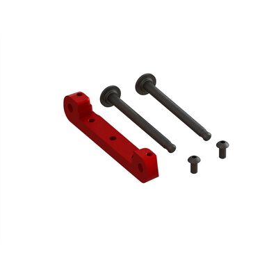Front Upper Suspension Mount CNC Aluminum Red Front Upper Suspension Mount CNC Aluminum Red