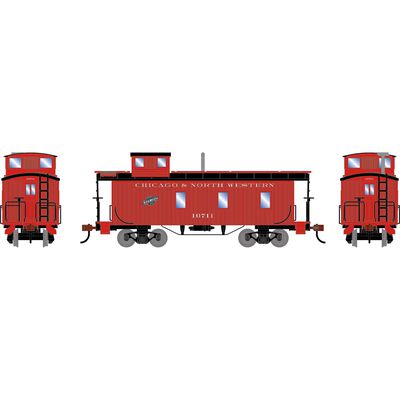 HO ATH 3-Window Wood Caboose, CNW #10711 HO ATH 3-Window Wood Caboose, CNW #10711
