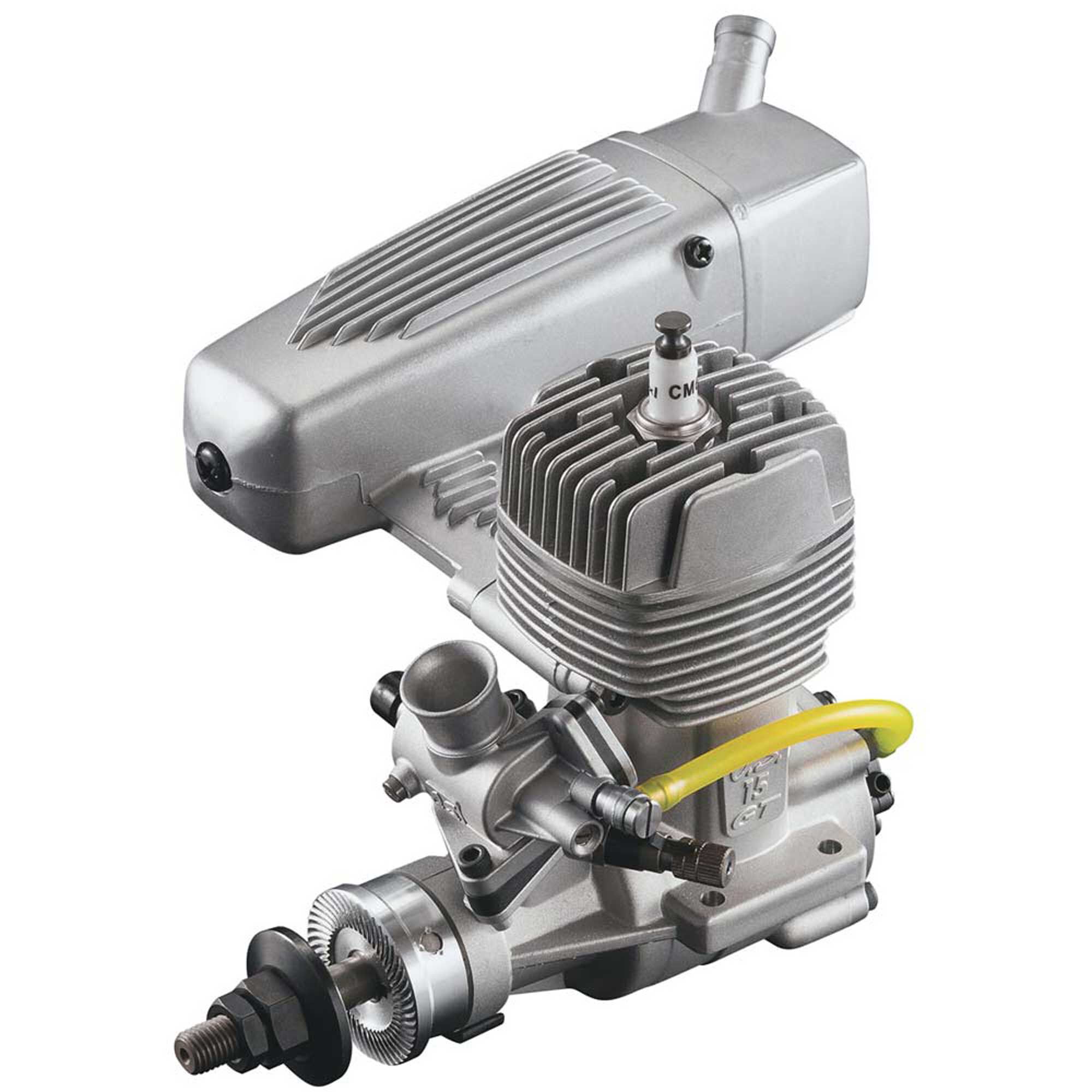 OS Engines GT15 15cc Gas 2 Cycle Airplane Engine with Muffler