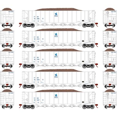 HO RTR 5Bay Rapid Discharge Hopper ITGX White#1(5) HO RTR 5Bay Rapid Discharge Hopper ITGX White#1(5)