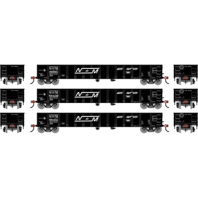 HO 52' Mill Gondola, NdeM #86765/88432/88451 (3) HO 52' Mill Gondola, NdeM #86765/88432/88451 (3)