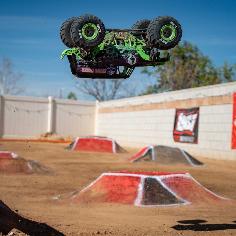[�˾���ũ] LOS04028T1 [TEAM LOSI] LOSI 1/8 LMT 2.0 Grave Digger 4X4 �ָ��� �׽� �귯�ø��� ���� Ʈ�� RTR, �׸� 17