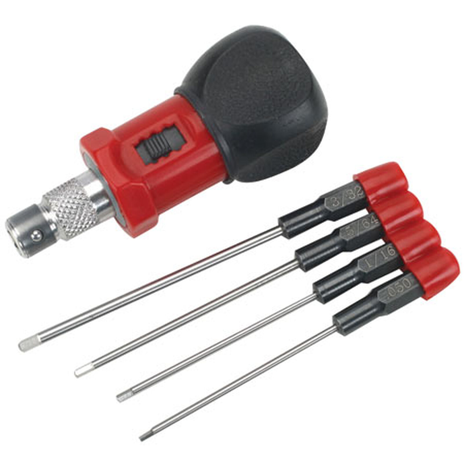 4-Piece Standard Hex Wrench Set with Handle