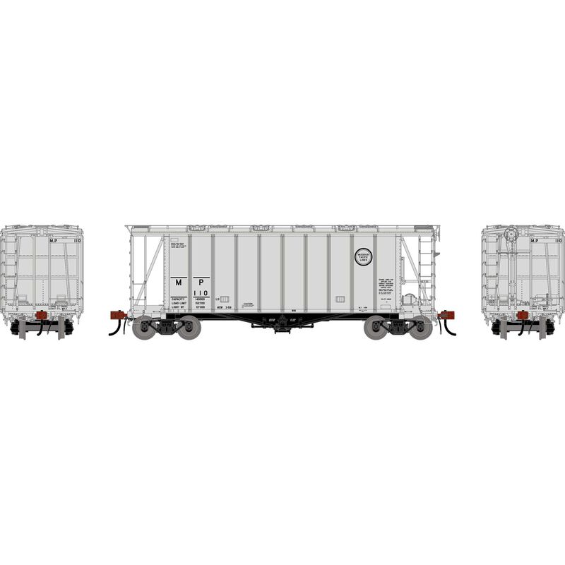 HO GEN GATC 2600 Airslide Covered Hopper, Early MP #110